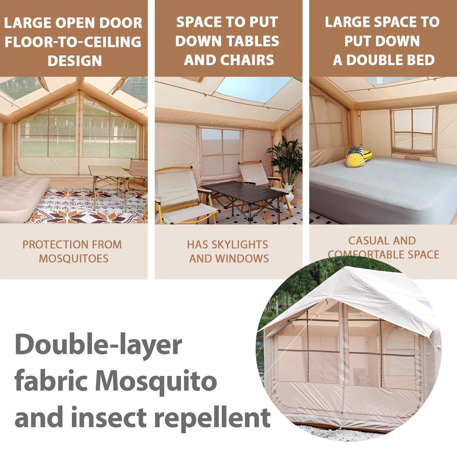 Inflatable Camping Family Tent 4