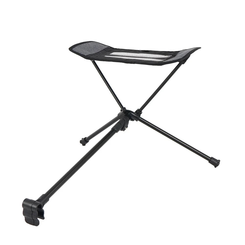 Silla de Luna para exteriores, taburete portátil reclinable, reposapiés telescópico, respaldo plegable para coche, accesorios para silla de Camping