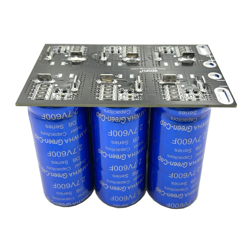Automotive Rectifier Module 1Set 16V100F 2.7V600F 6Pcs Connection Large Capacity High Current Balance Protection Plate