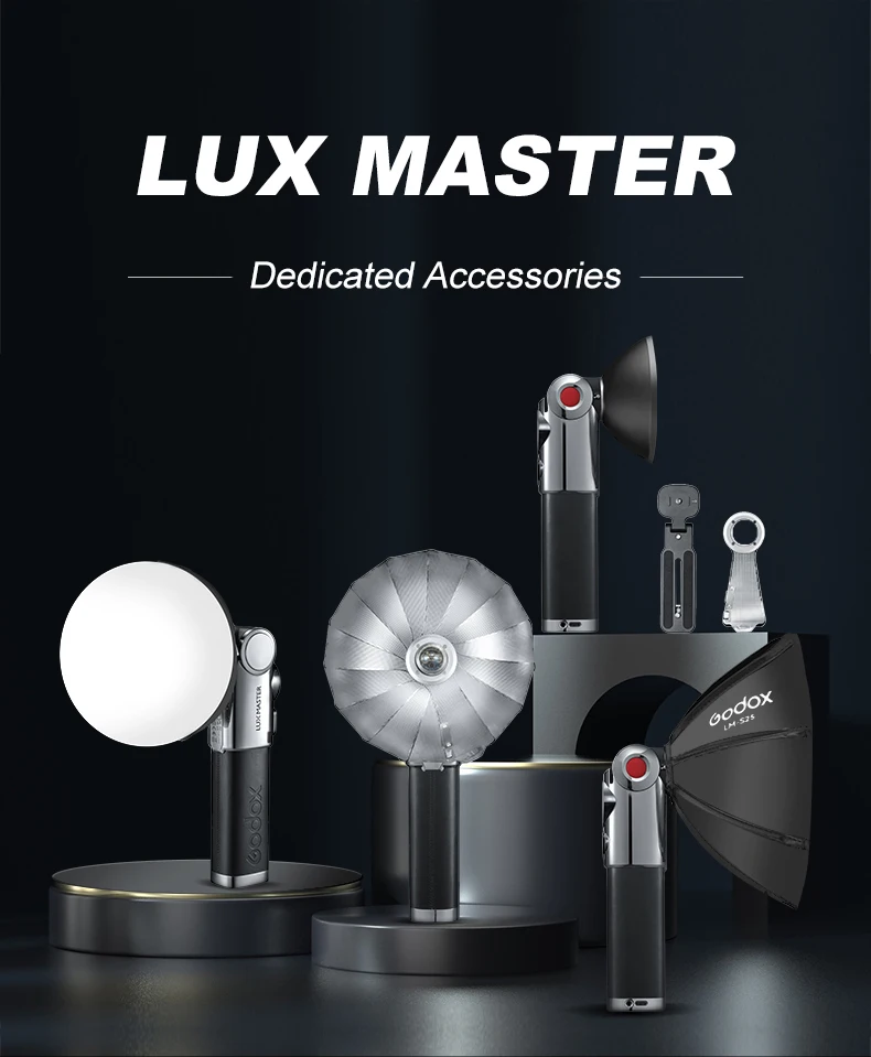 Description Picture 2 of itemGodox LUX Master Flash Accesorios Softbox Reflector Auto Sensor Flash Bracket for Camera Fan Type Reflector