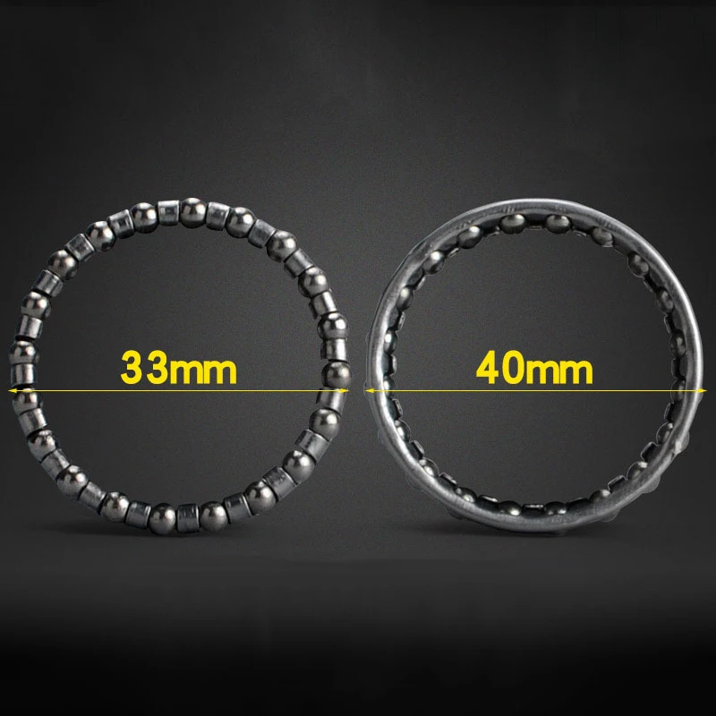 2Pcs Bicycle Wheel Hub Bearings Front And Rear Steel Bearing Bike Headset Ball Bearing Race Repair Accessories Cycling Parts
