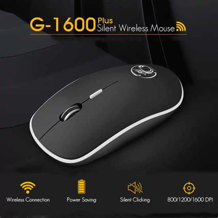 Ergonomico Del Mouse Mouse Senza Fili Per Pc Mouse Del Computer Usb Mause Ottico 2.4Ghz 1600 Dpi Silenziosa Mini Noiseless Mouse Per Pc Del Computer P
