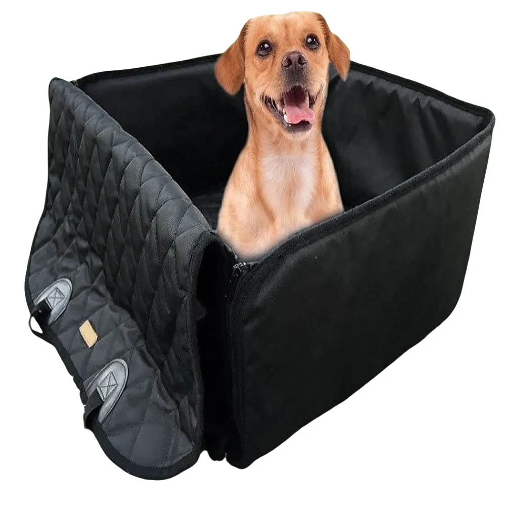 Dog Car Seat Cover Wear-Resistant Outdoor Travel Safe Cat Cover Basket Waterproof Foldable Travel Pet Dog Car Seat for Dogs Cats