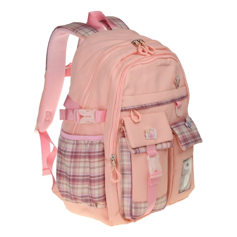 Backpack Nylon School Bag for Teenagers Girls Cartoon Children Rucksack Student Casual Daypack Book Bags