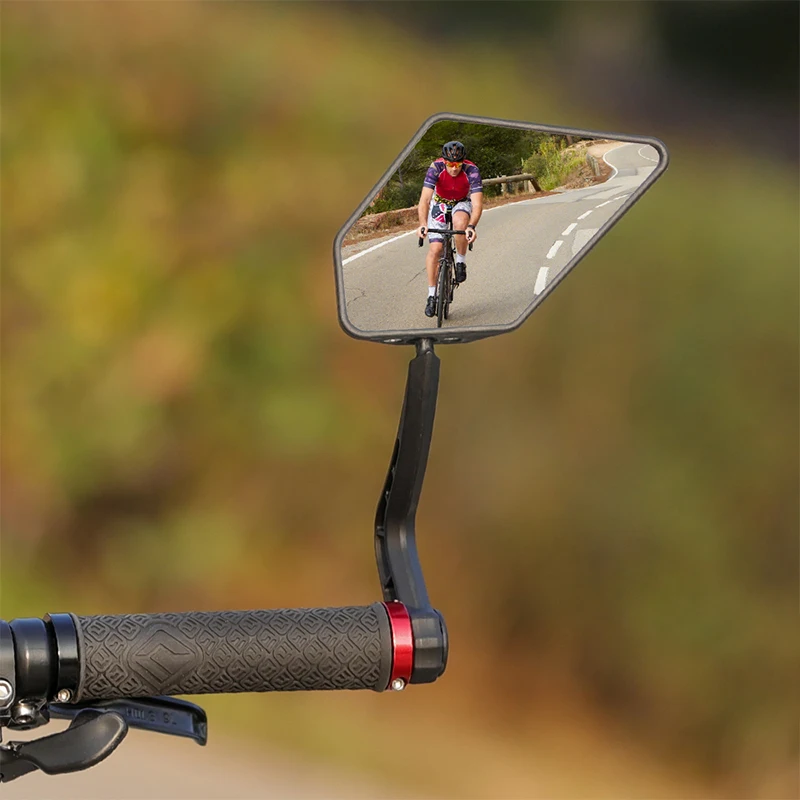Espejo Retrovisor Para Bicicleta - 1 Par Ajustable 360°, Antivibración, Para Manillar De 17,4 A 22 Mm, Ideal Ciudad