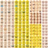 MOC Accessories Head Building Blocks Female Male Figures Parts Creative Face Laugh Cry Angry Cute Expression Mini Bricks Toys 1