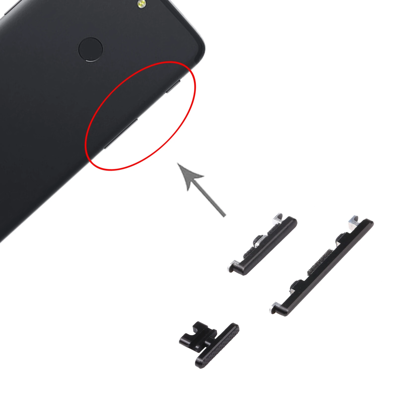 For OnePlus 5T / 5 Power Button and Volume Control Button Mobile Phone Replacement Parts