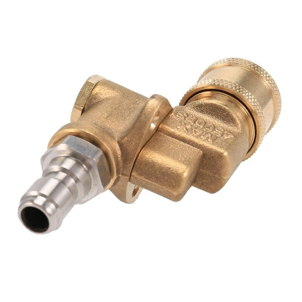 

1PCS Quick Connect Rotary Coupler Adjustable Adapter With 5 Spray Nozzles Copper Connection For High Pressure Car Washer