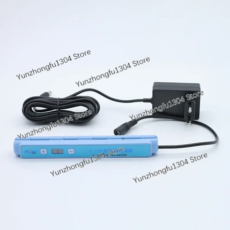 

Portable veterinary fluid warmer