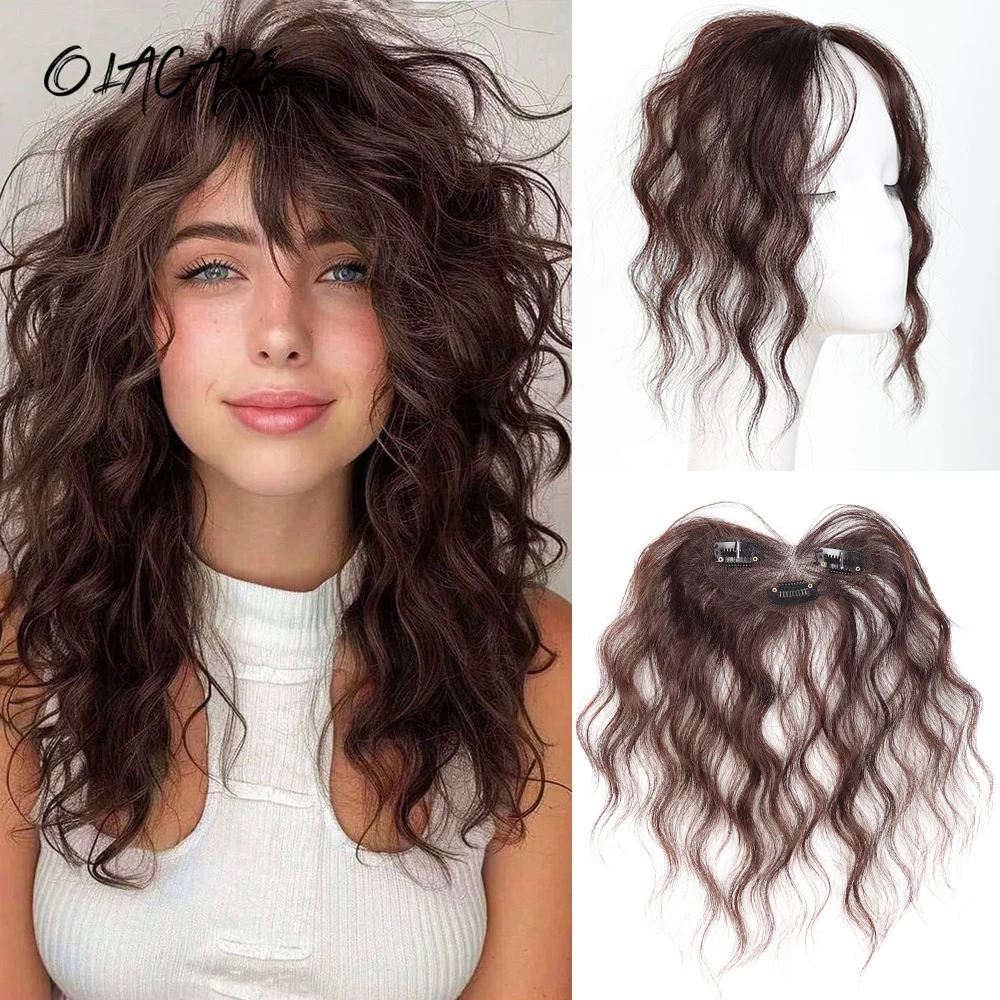 Synthetic Hair Bangs for Women with Invisible Clips