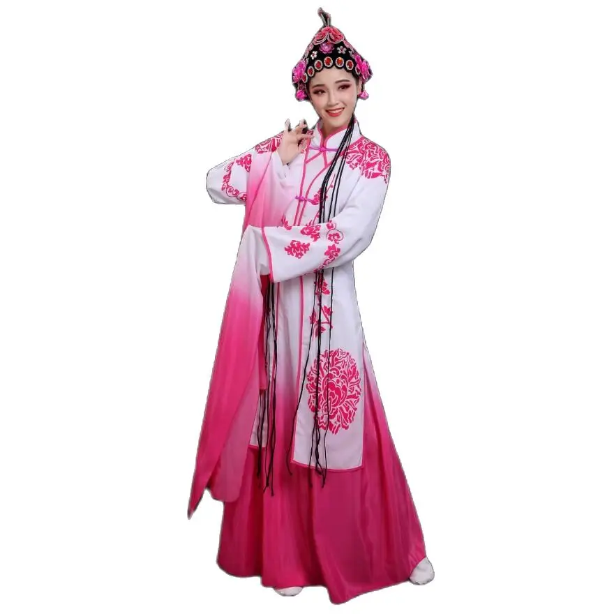 

National Beijing Opera stage wea Woman Long Sleeves Dance Costumes Chinese Classical Hanfu Princess Dress Ancient Fairy Cosplay