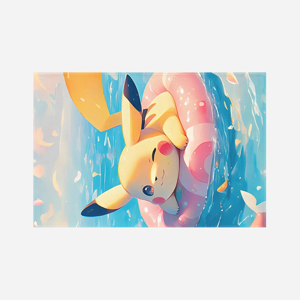 Cute P-Pikachu Towel Towel Large Beach Towel xxl Towels Absorbent Quick-drying soft yoga Swimming resorts Hiking towels 5