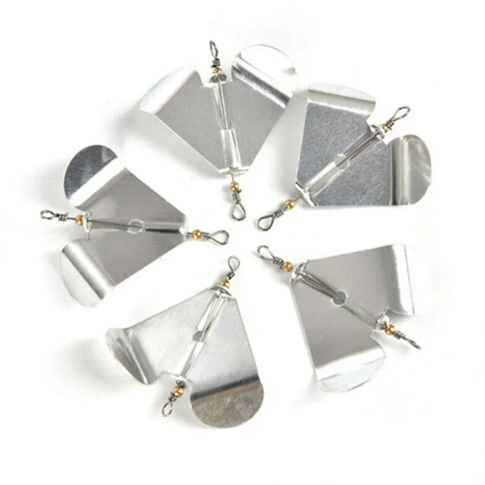 5pcs Spinner Blades For Lure Making Easy Spin Willow Blades Kit