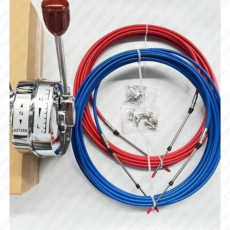 Marine Japanese-style double-handle throttle controller cable manipulator gear shift flexible shaft Marine throttle