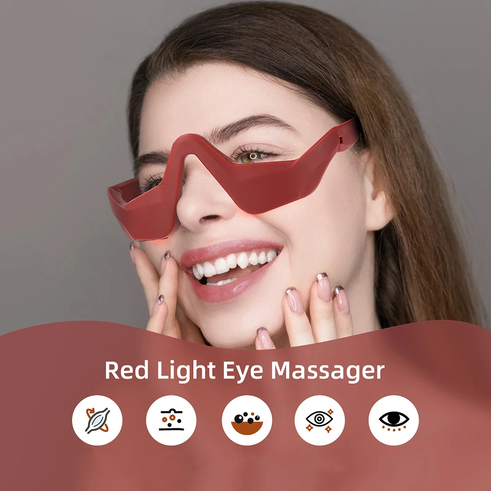 Eye Massager under-eyes Relax Fatigue Eye Glasses Lighten Dark Circles Smooth Eye Fine Line belleza Eye Care