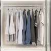Wardrobe Rail Extendable Clothing Rail 56-100cm Stainless Steel Clothes Rod with End Sockets Screws Adjustable Closet Rail Pole 3