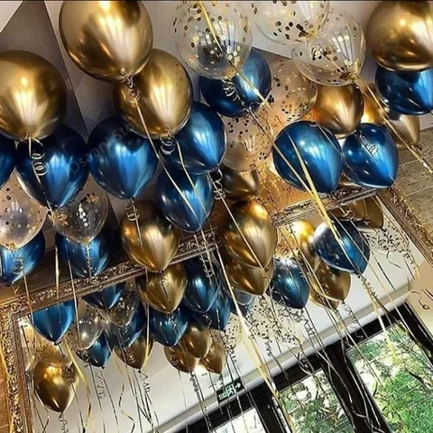 

10pcs/lot 12 inch Pearl latex balloon Metallic glitter confetti helium Balloons Birthday Party Wedding Decortion Baby Shower