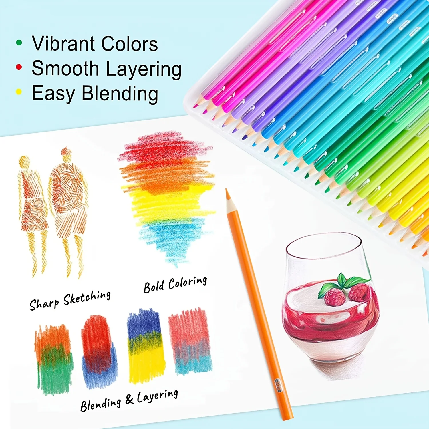 Kalour Colored Pencils For Adult Coloring Books - View #5