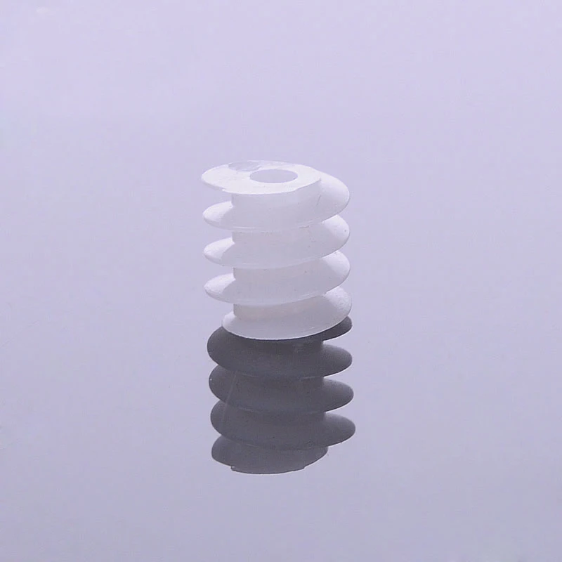 10pcs 6x6mm 0.5 Module Plastic Worm Gear For Motor Output Shaft Reduction Gearbox 2mm Hole