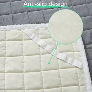 Milk Velvet Mattress Pad Soft Breathable Bedding Protector Queen Size Comfortable Quilted Top Mattress Cover mattress protector,mattress topper,sleep mattress