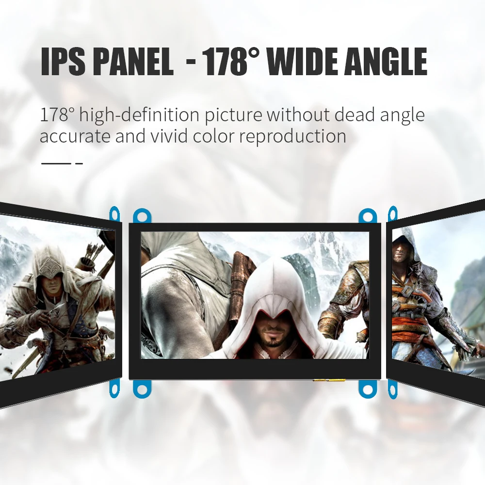 4.3 ġ ÷, 5 Ʈ ġ HDMI ȣȯ IPS LCD ,  PI  PC  