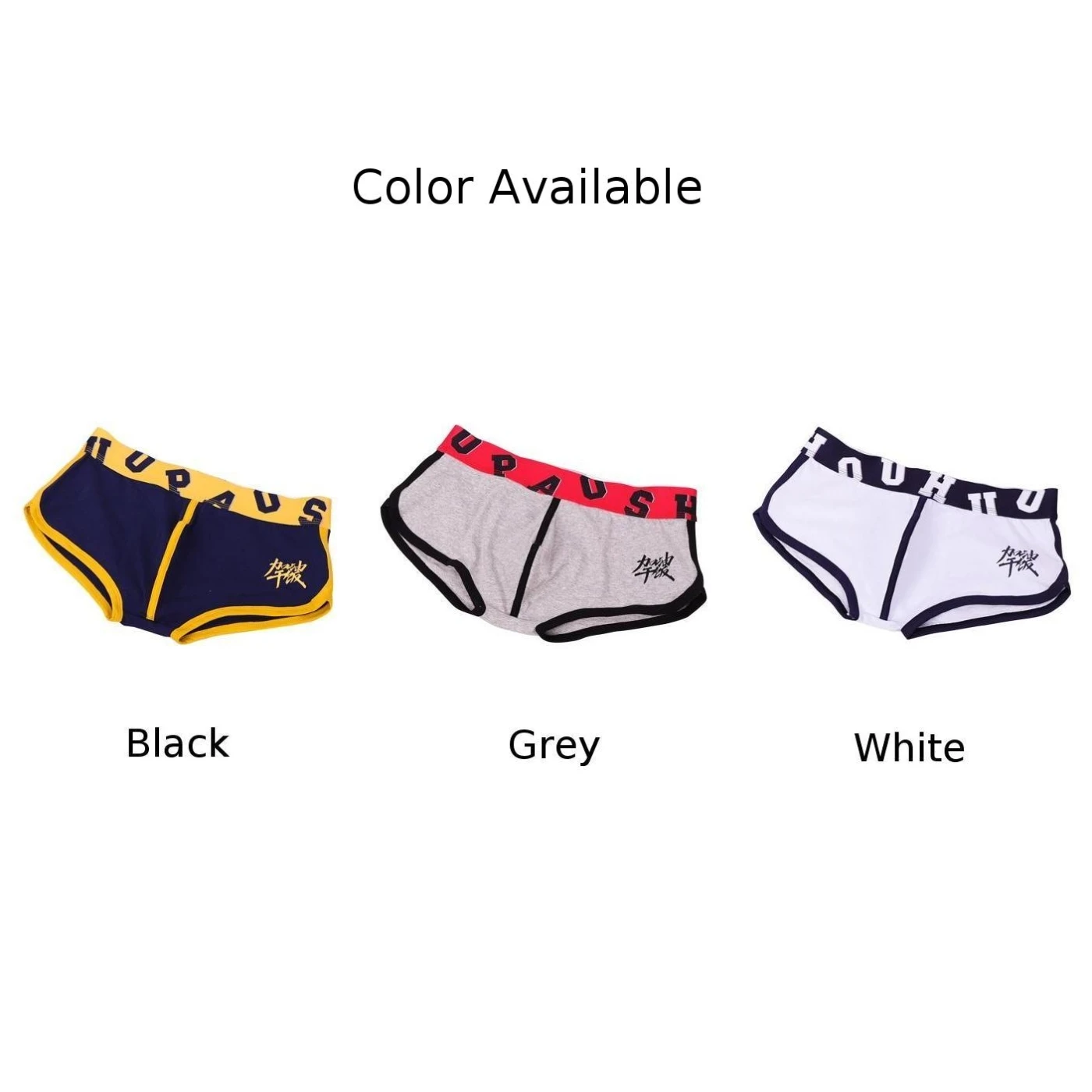 Men Cotton Sports Underwear Summer Fashion Plus-size Briefs Trunks Bulge Pouch Loose Comfortable Breathable Fitness Boxer Shorts