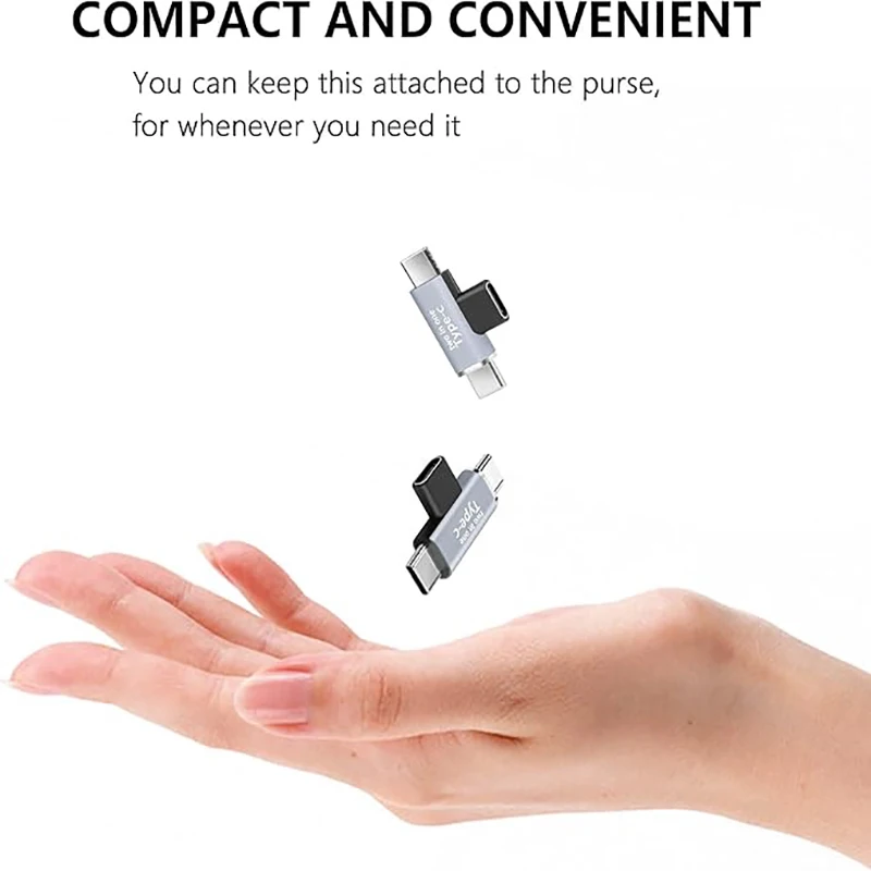 USB-C 어댑터: 3A/5V 고속 충전을 지원하는 이중 기능 알루미늄 합금 컨버터