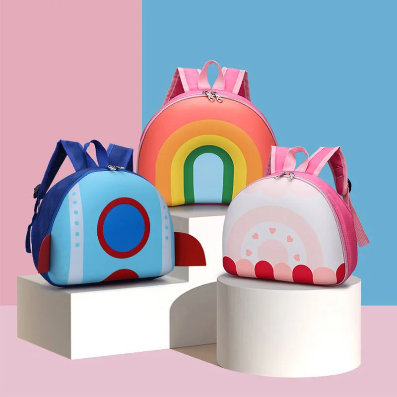 

Cartoon School Bags For Kids Boy Girl Waterproof Zipper Kindergarten Primary School Backpack Children Student Rainbow Schoolbag