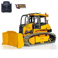 LESU Aoue 850K 1/14 RC Hydraulic Dozer Metal Painted Assembled Bulldozer Construction Truck Model Light Outdoors Toy TH22776 2