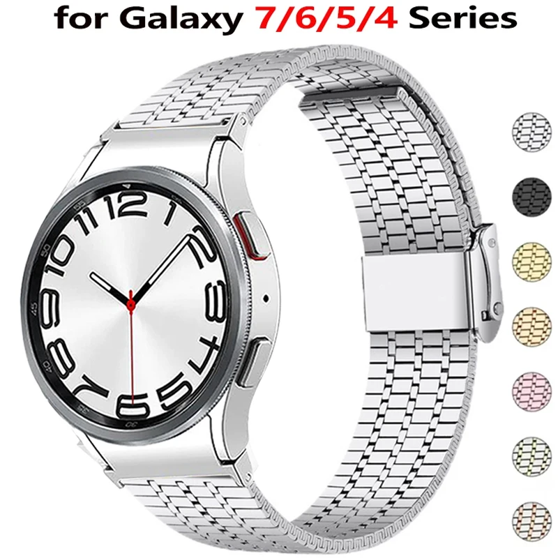 Elegant Stainless Steel Metal Watch Band Bracelet - No Gaps Design