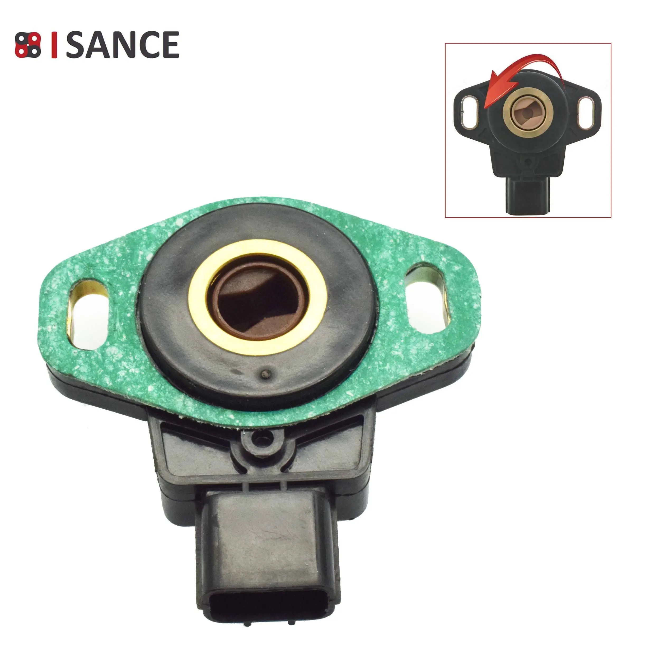 Throttle Position Sensor TPS & Connector Harness for Honda Civic 1.7L 2001-2005 CR-V 2.4L 2002-2006 Acura RSX 2.0L 2002-2006