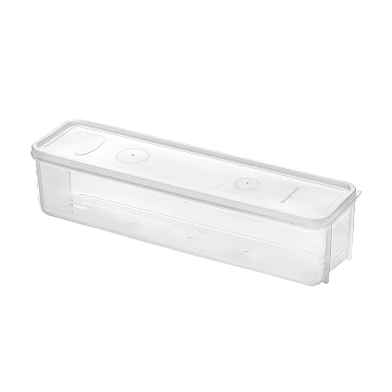 1pc Fresh Box Noodle Plastic Food Preservation Sealed Box Rectangle Fruit Container Refrigerator Storage Kitchen Supply Home Tool