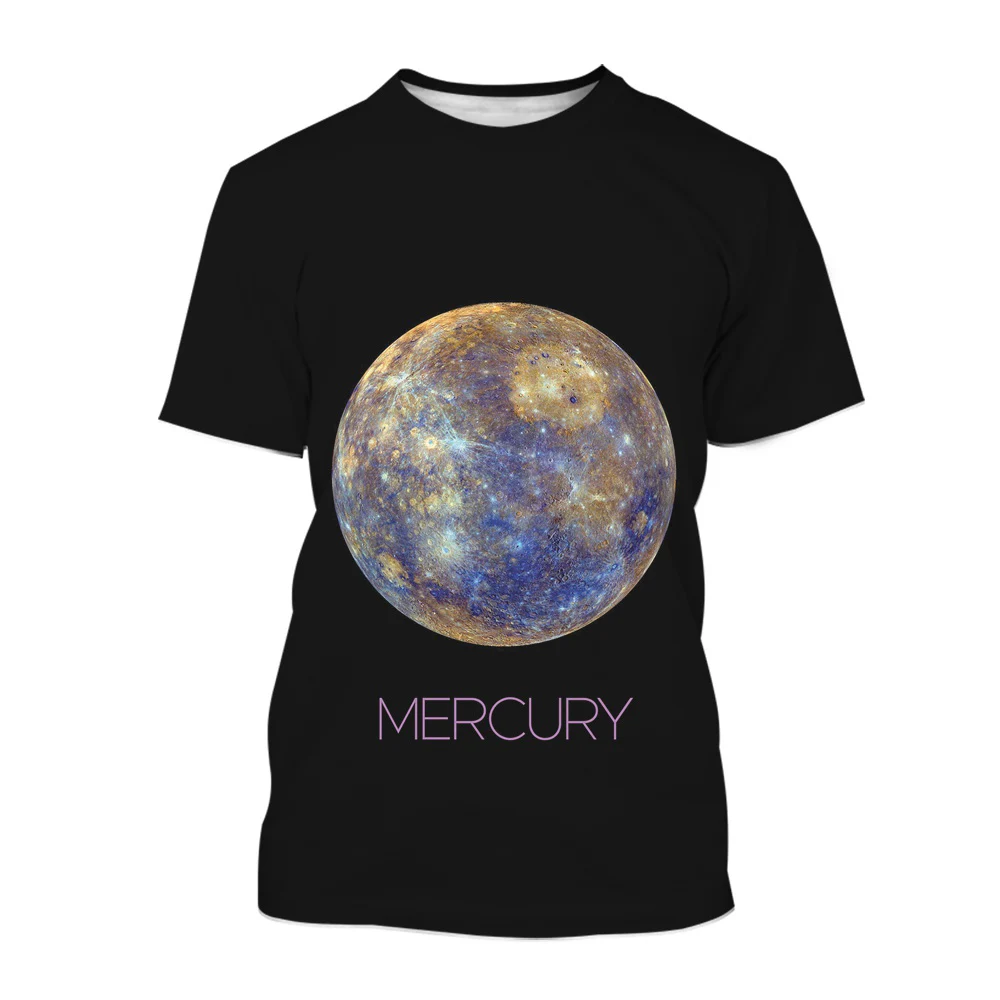 Galaxy Print Oversized T Shirt for Men and Women