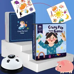 Montessori brinquedos colisão jogo de cartas jogo de cartas de jogo de memória treinamento de correspondência jogo de cartas crianças animais educação cognitiva brinquedo