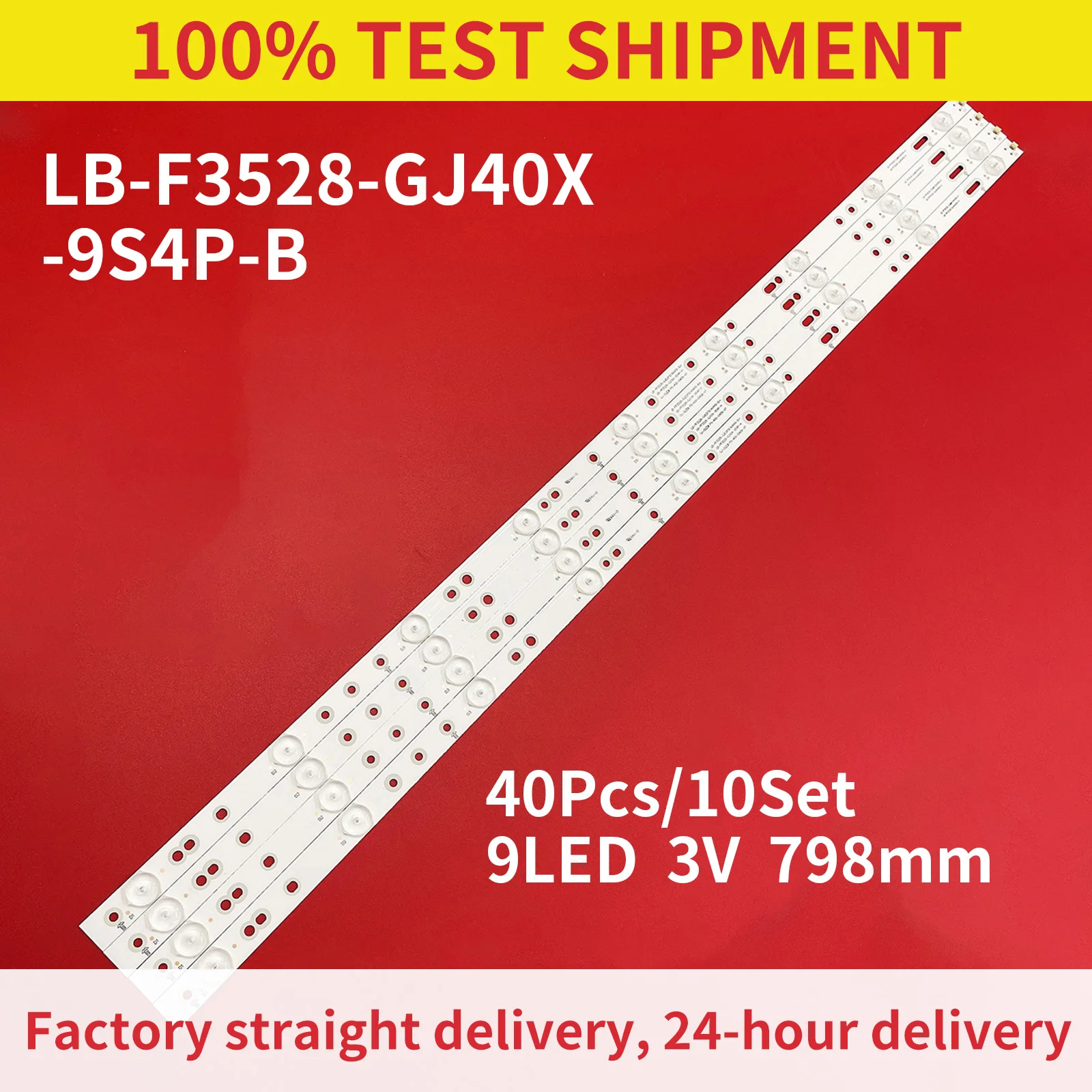 

20Pcs/5Set LED Strip for KDL-40R350B 40PFT5300 40PFT5655 40PFH4309 40PFH4009 40PFH4509 40PUH6400 40PFH4319 40PFH5300 LB-F3528-G