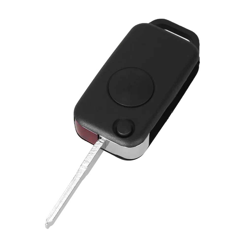 Replacement Flip 1 Button Remote Key Shell Case Fob For Benz Mercedes 1984-2004 Key Case Car Key Shell Key Shell