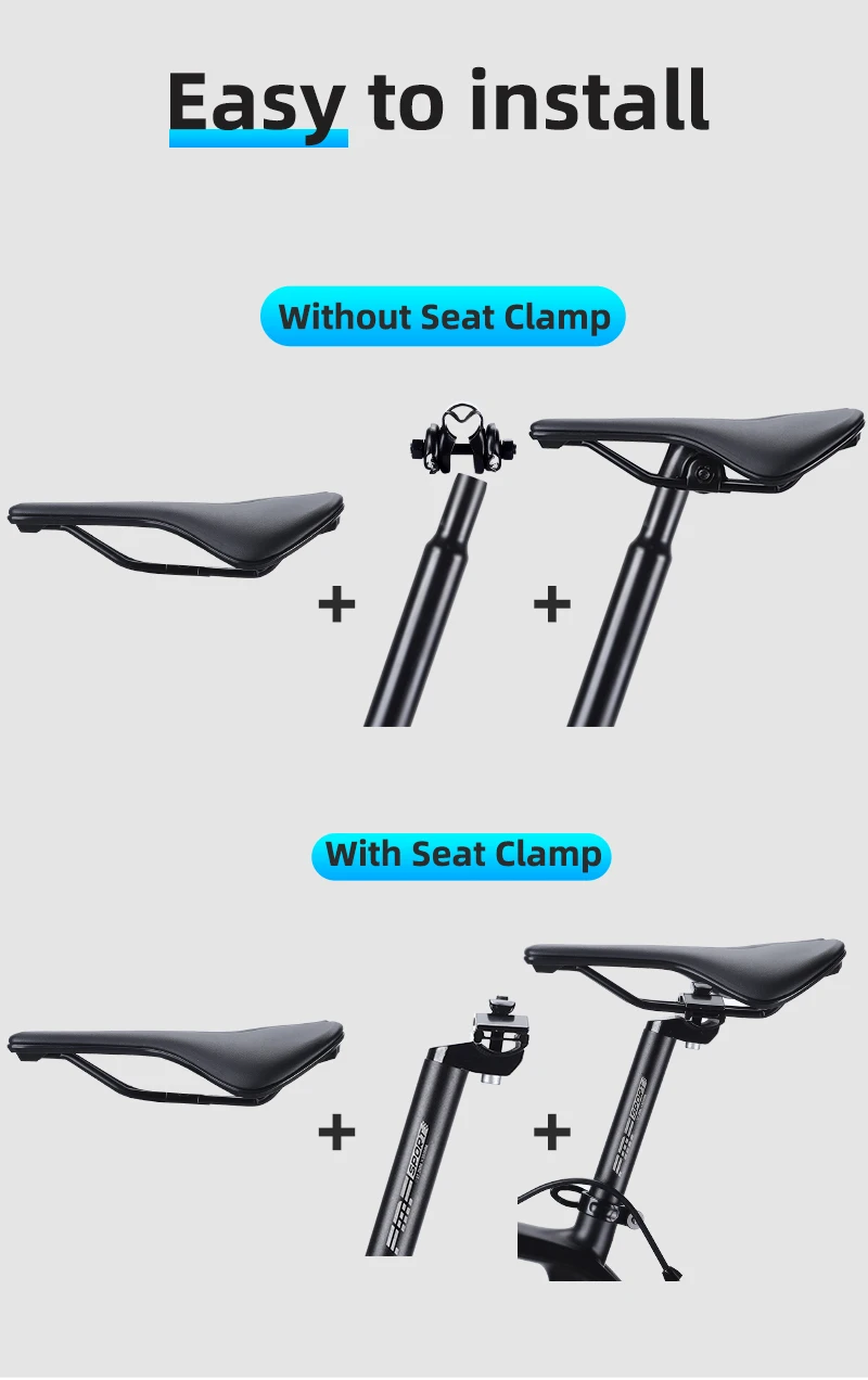 West Biking leichter Rennrads itz kurze Nase Rennrads attel hohl atmungsaktiv schmerzlos Triathlon Fahrrads attel – Detail 12