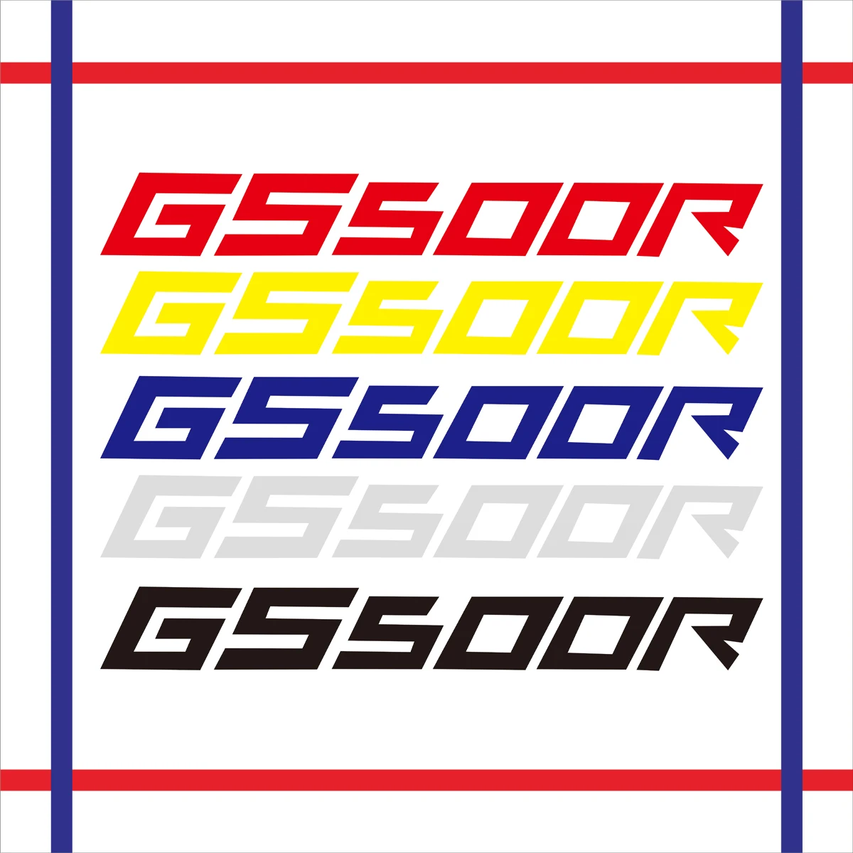 

2PCS Reflective Motorcycle Wheels Fairing Helmet Tank Pad Decoration Logo Accessories Stickers Decals For SUZUKI GS500R GS500 R