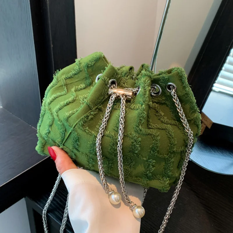 Chanel Micro Drawstring Bucket Bag