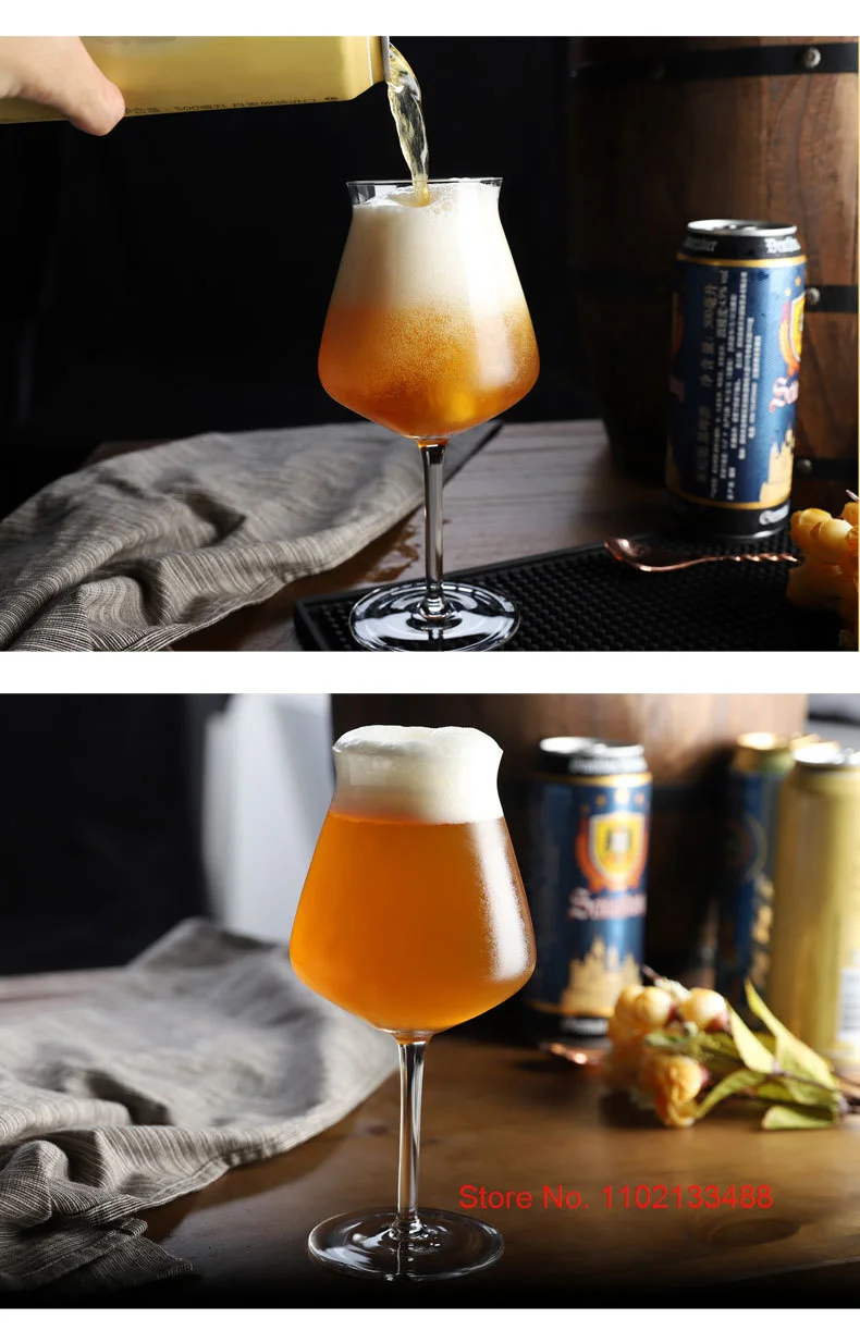 Description Picture 5 of itemProfessional TEKU Beer Mug IPA Exclusive Craft Beer Goblet High-Alcohol Wine Glass Wheat Beer Steins Mug Pilsner Cup Wholesale