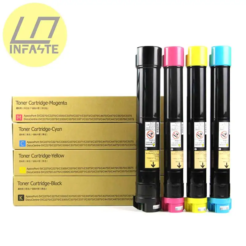 

IV3370 V3375 Copier Toner Cartridge Compatible for Xerox DocuCentre IV C2270 2275 3370 3371 3373 3375 4470 4475 5570 5575 CMYK