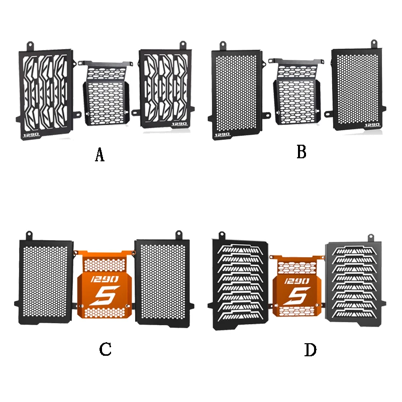 

Motorcycle Radiator Grille Guard Cover FOR 1290 Super ADV Adventure S/R 2021 2022 2023 Radiator Cylinder Head Guard Complete Set