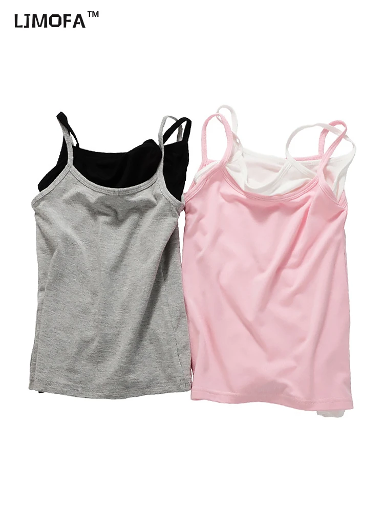 Cotton Girls Children's Vest Kids Camisole Children Tops Summer Baby Singlet Undershirts Teenager Tank kids tops,women camisole tops,sport tank tops