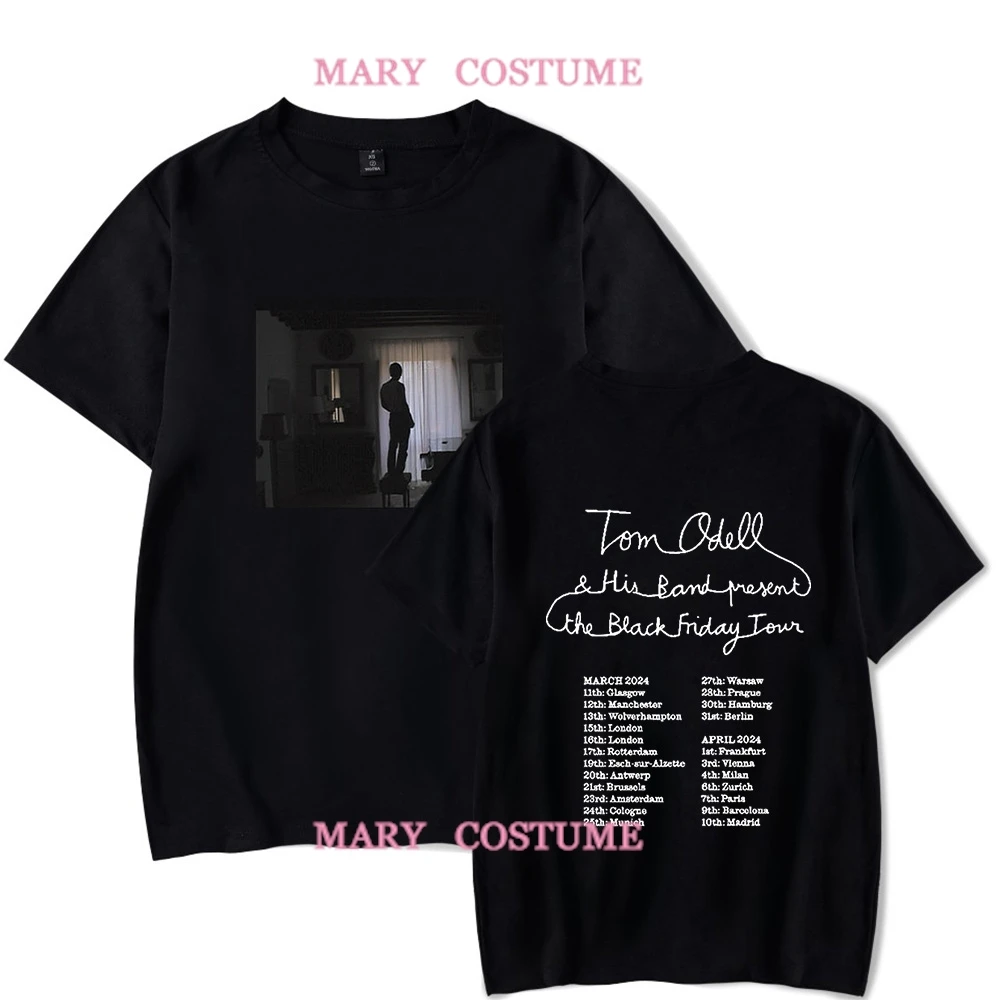 

Tom Odell Black Friday 2024 tour t-shirt Merch Unisex Trend Casual Short Sleeve Top