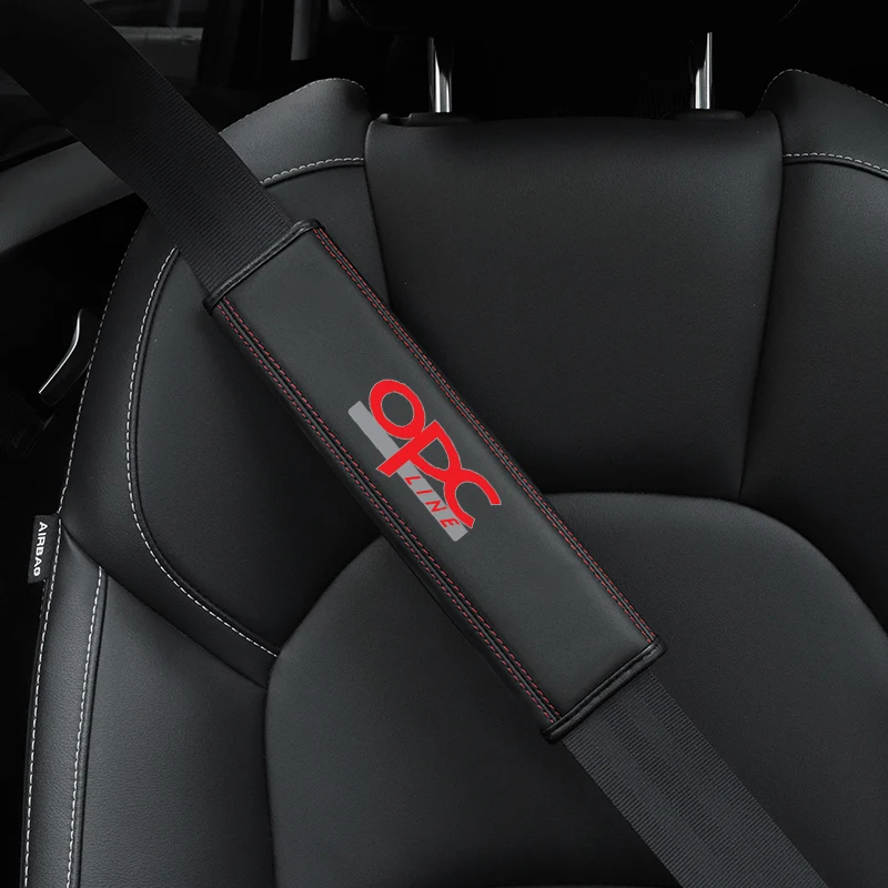 piezas cintur&oacute;n de seguridad para coche protecci&oacute;n de hombro suave para OPEL OPC line accesorios interiores 1 unidades
