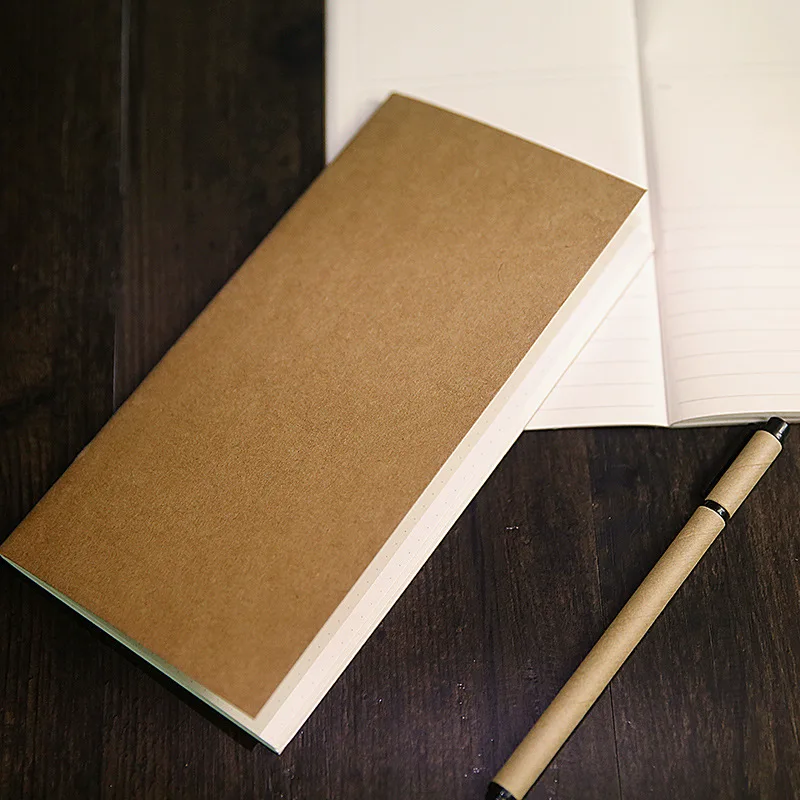 Kraft Paper Planner & Journal: 64-Page Lined, Blank, and Dot Grid Notebook