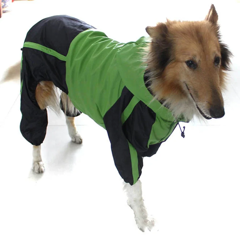 Waterproof Dog Raincoat Oxford Dog Clothes Jacket Puppy Chihuahua Jumpsuit Costume Small Medium Dogs Rain Coat Hooded Jacket