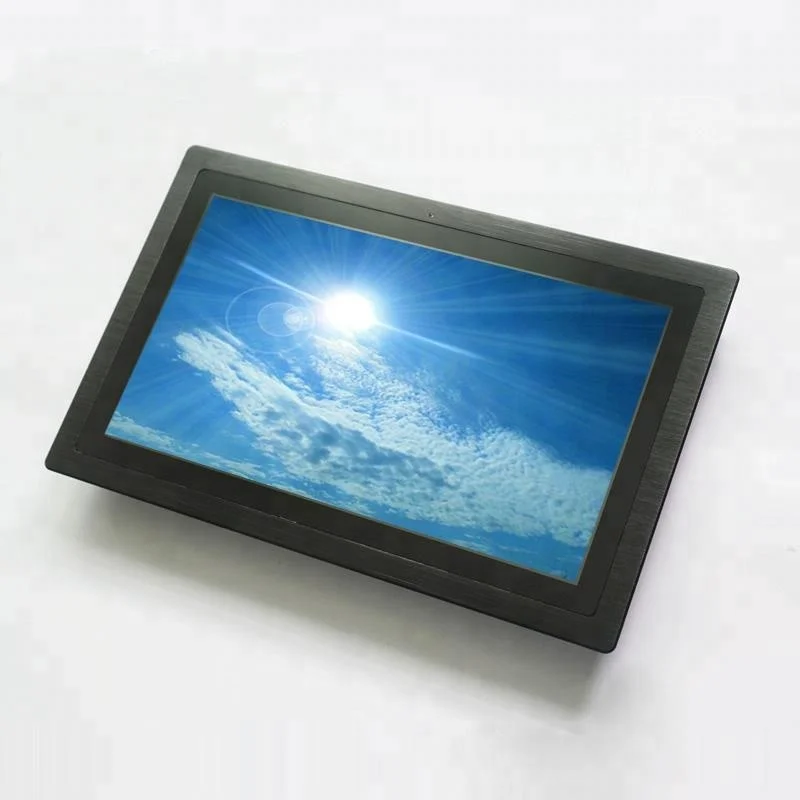 Monitor lcd para exteriores de 17,3 pulgadas y 1500 nits con sensor antideslumbrante y de luz