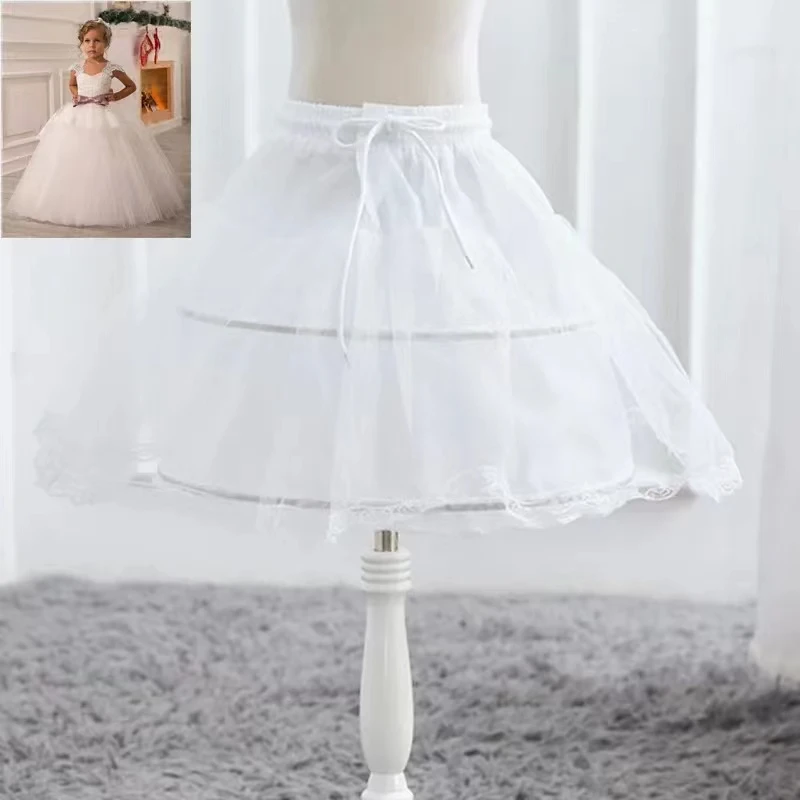 Petticoat Skirt Petticoat Underskirt Wedding Underskirt Lolita Petticoat Flower Girl Underskirt Wedding Petticoat Flower Girls Petticoat Underskirt Cosplay Party Short Dress Jupon Enfant Fille Lolita Ballet Tutu Skirt Enaguas Sottogonna Mini
