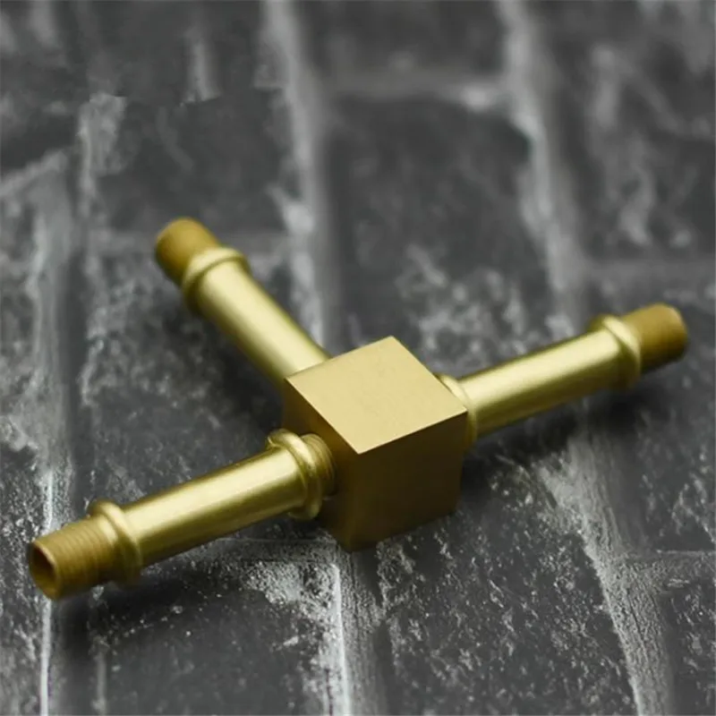 Brass desk lamp corner parts 90 degree connection adapter nut copper M10 screw Wall lamp nook pillar lighting accessories led lamp accessories thread adapter
